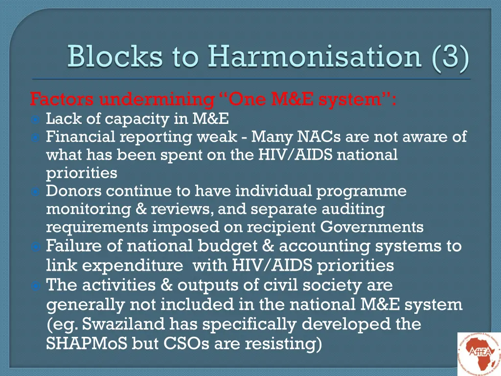 factors undermining one m e system lack