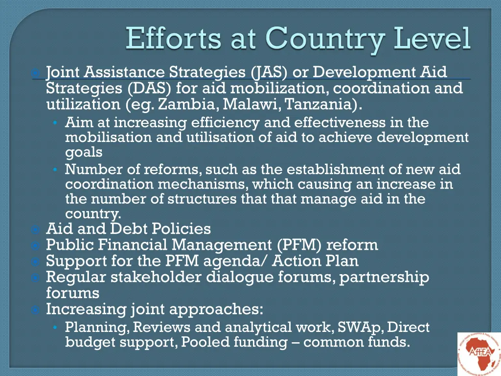 joint assistance strategies jas or development