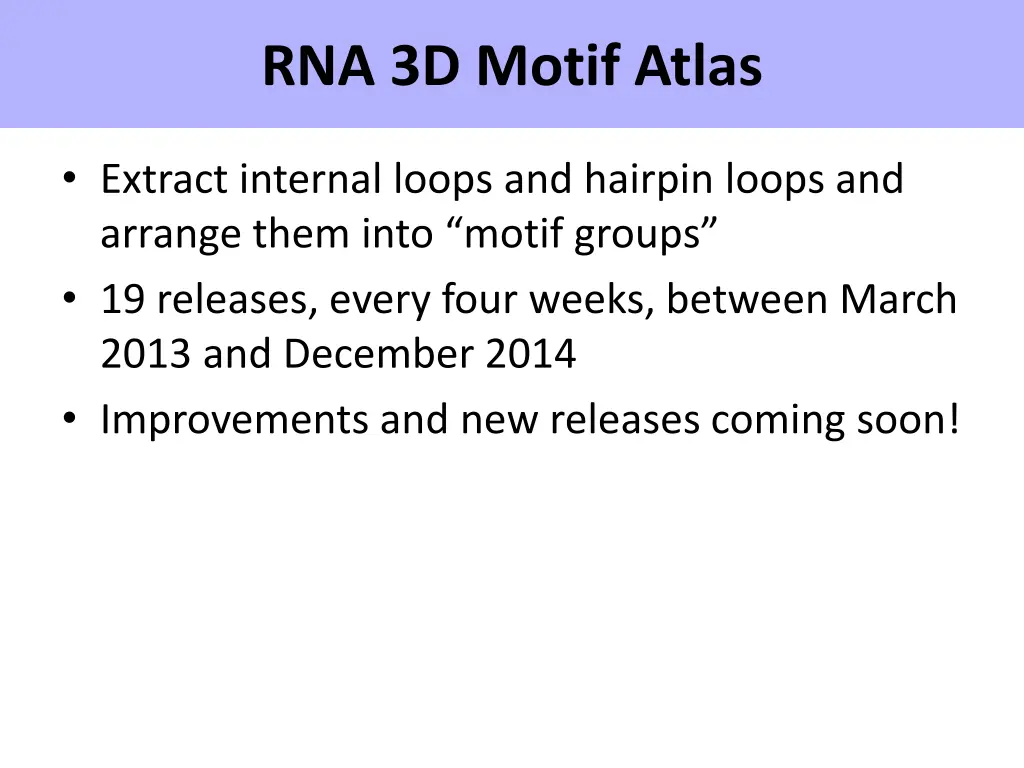 rna 3d motif atlas