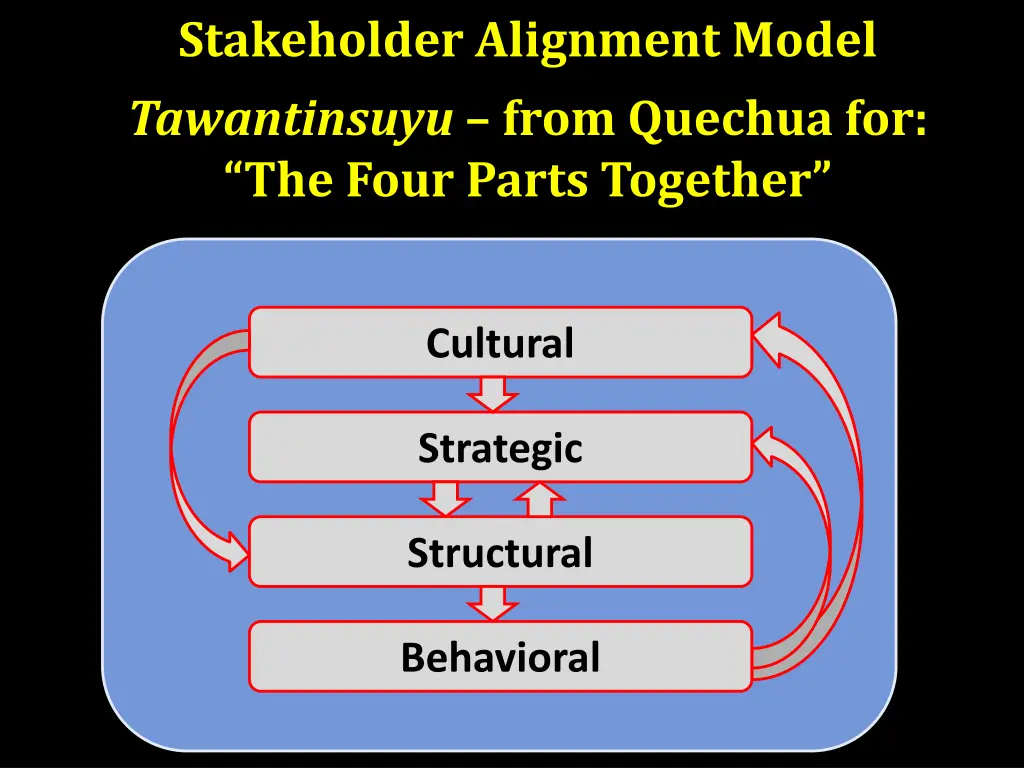 stakeholder alignment model tawantinsuyu from