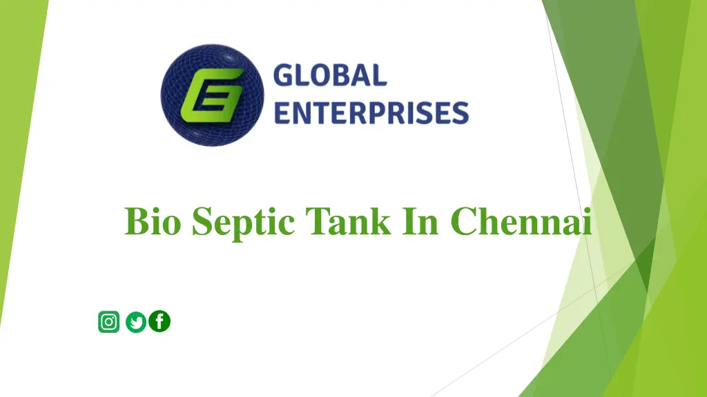 bio septic tank in chennai