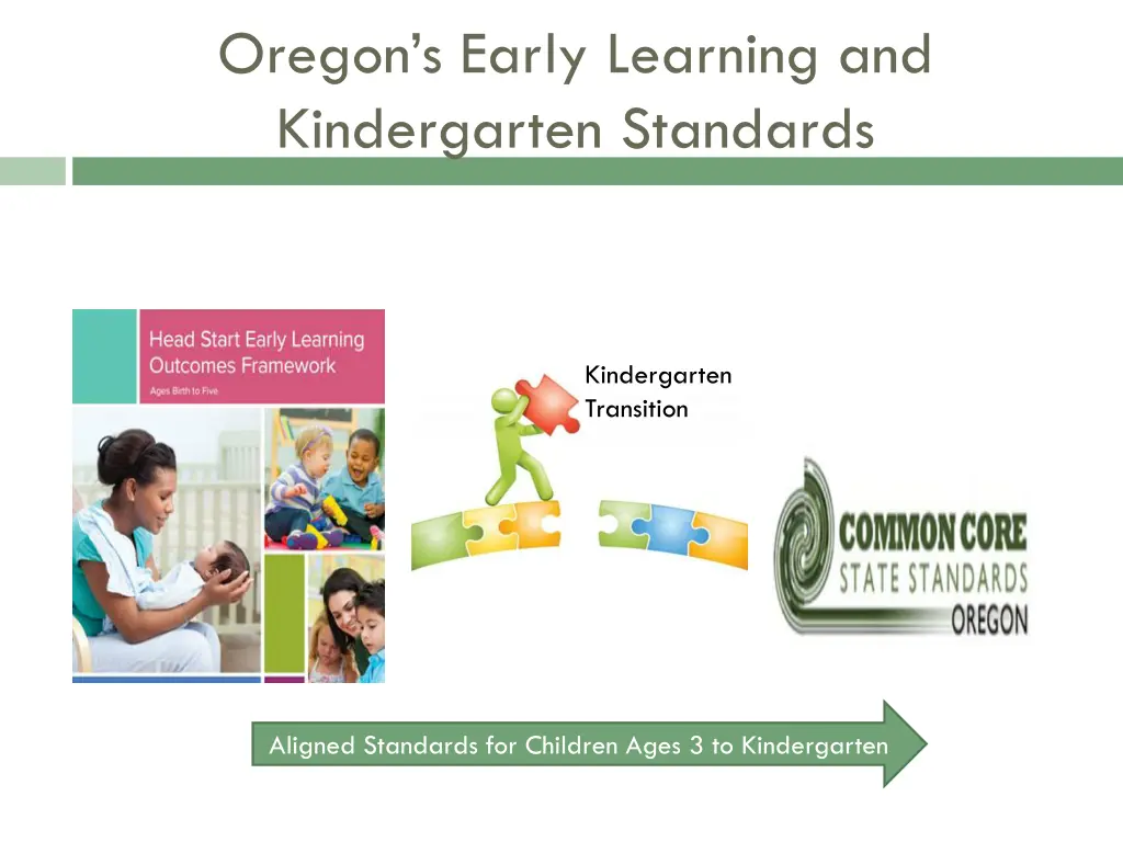 oregon s early learning and kindergarten standards