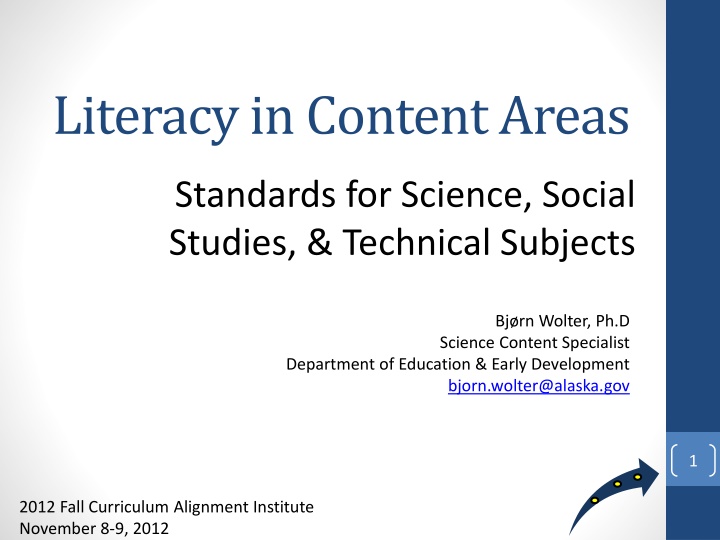 literacy in content areas