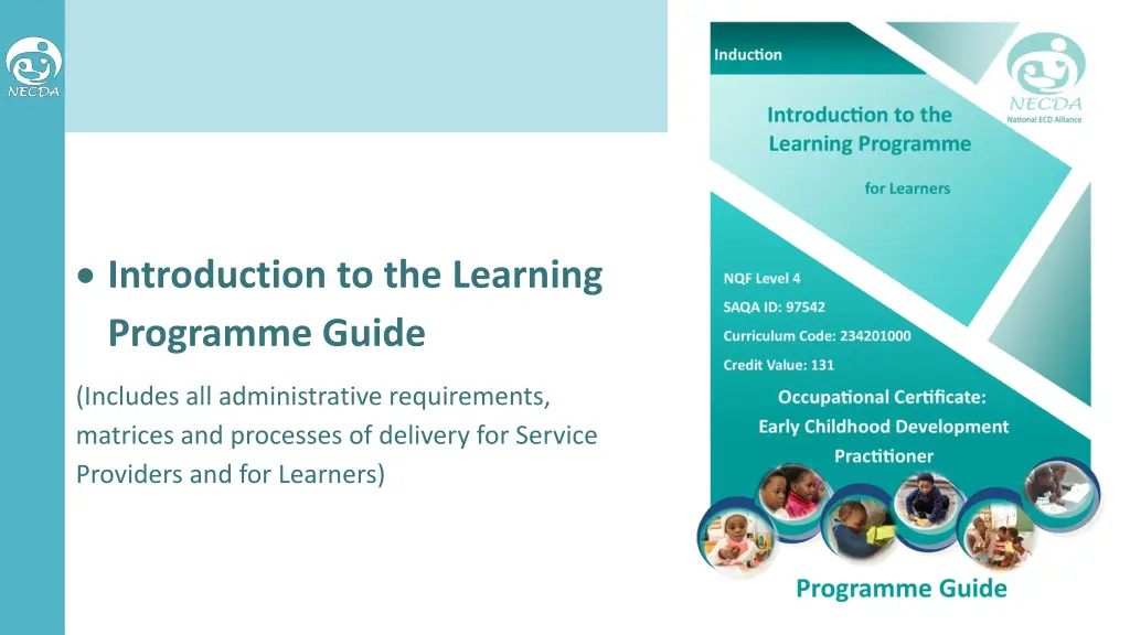 introduction to the learning programme guide