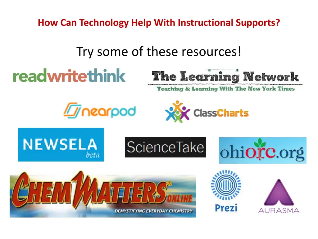 how can technology help with instructional