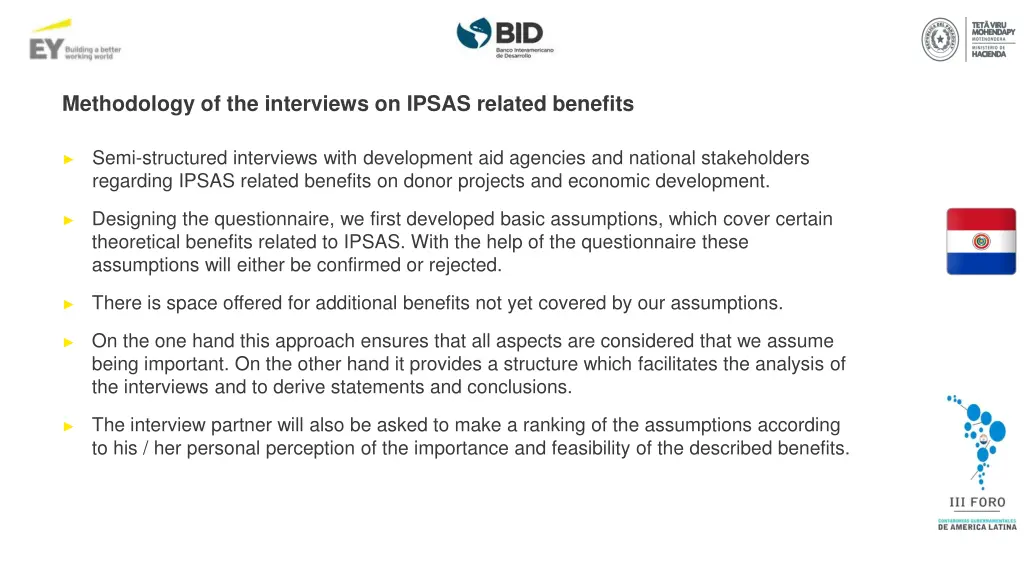 methodology of the interviews on ipsas related 1