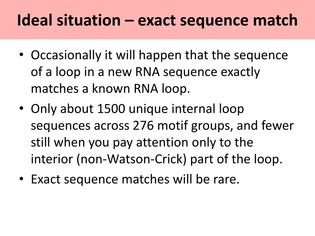 ideal situation exact sequence match