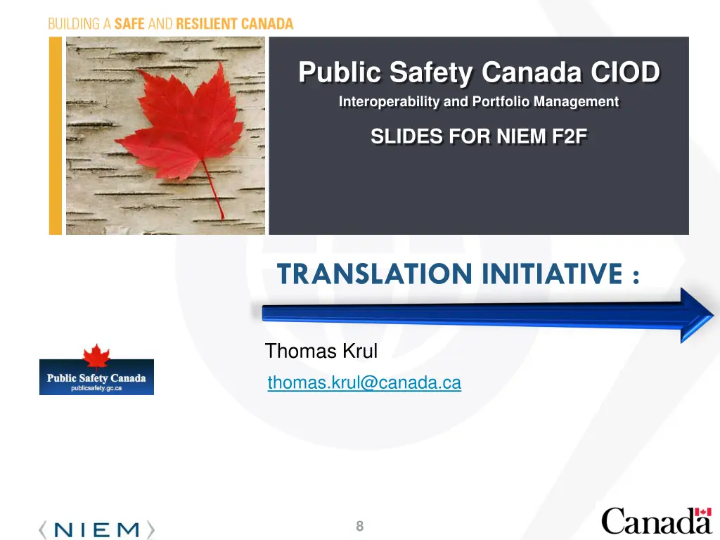 public safety canada ciod interoperability