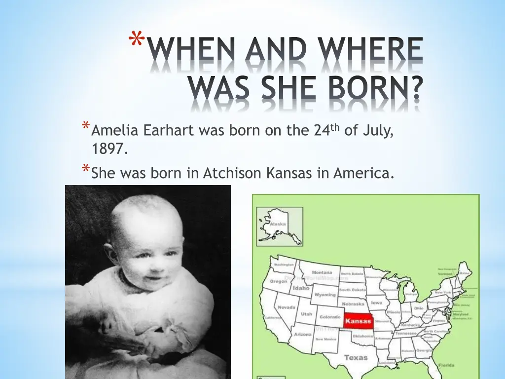 when and where was she born