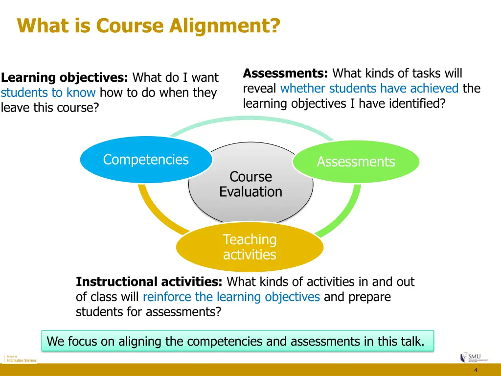 what is course alignment