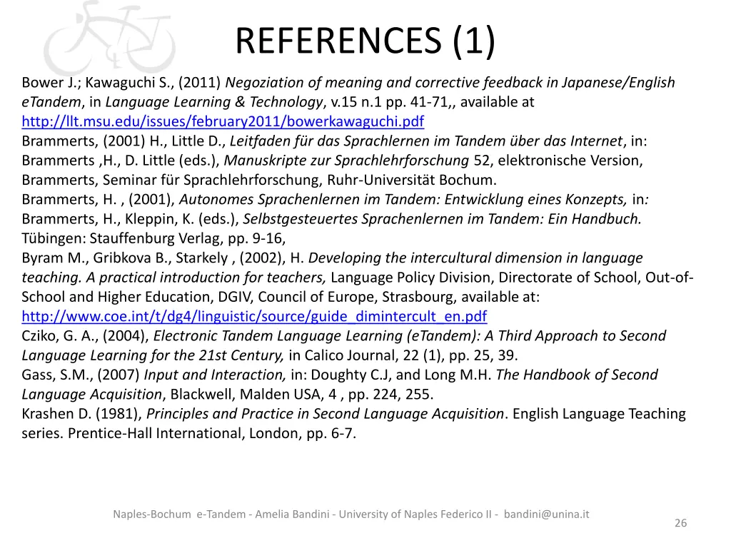 references 1