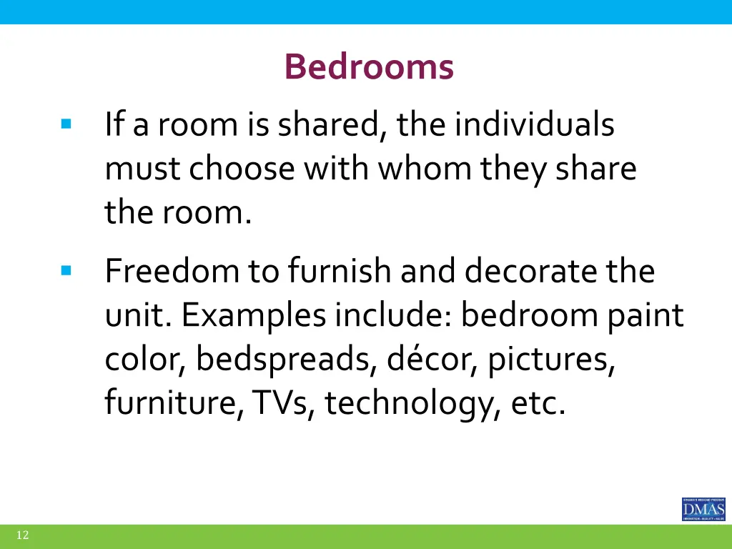 bedrooms