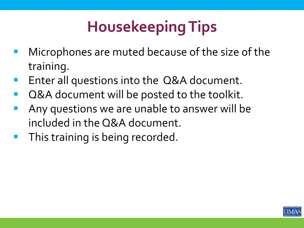 housekeeping tips