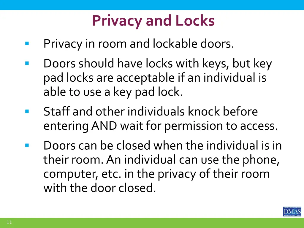 privacy and locks