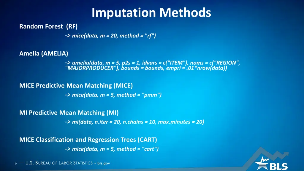 imputation methods