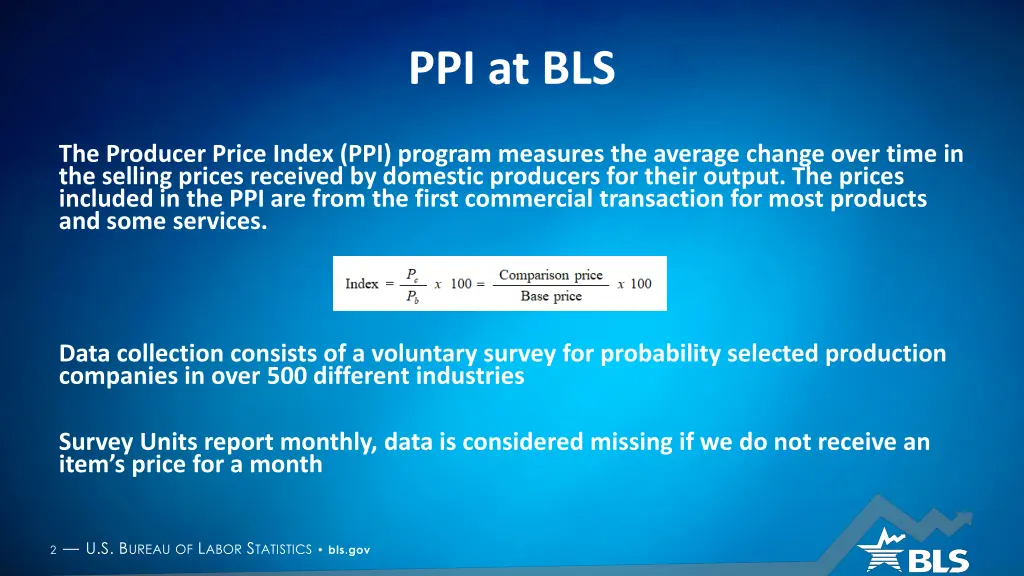 ppi at bls