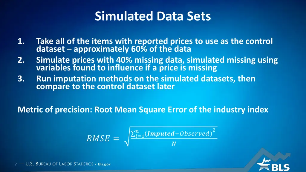 simulated data sets