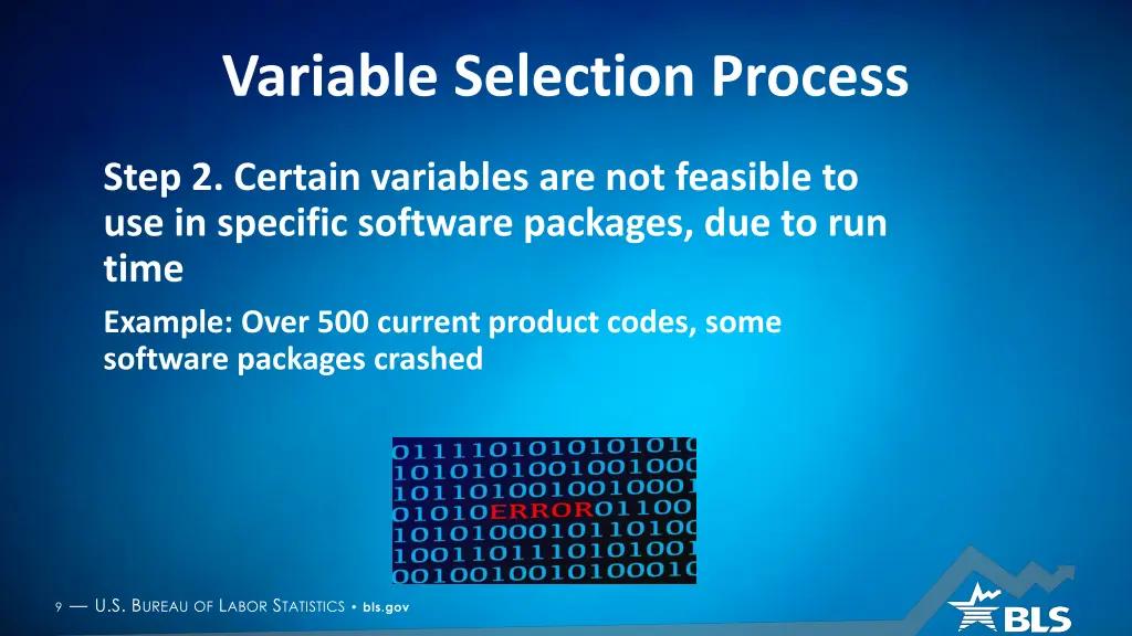 variable selection process 1