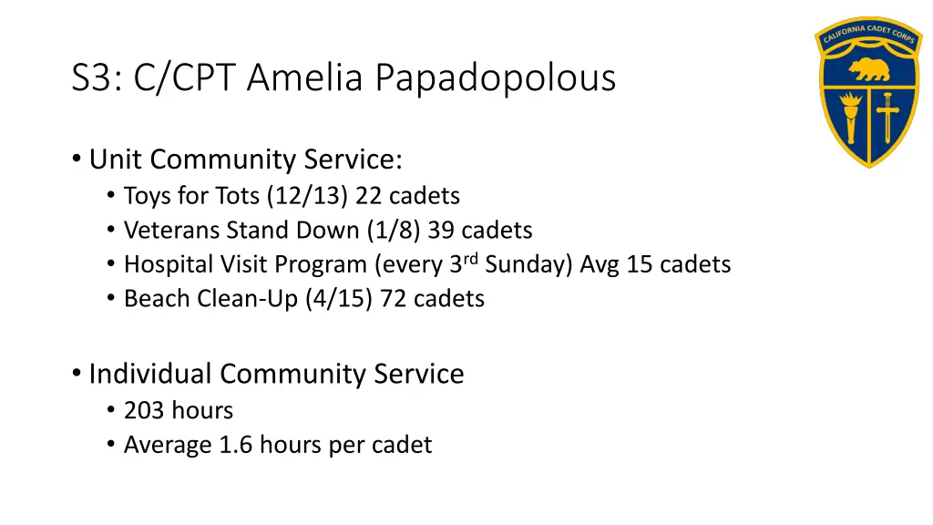 s3 c cpt amelia papadopolous