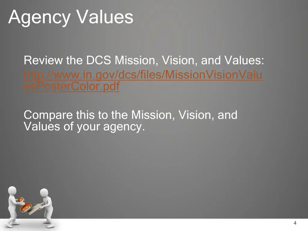 agency values