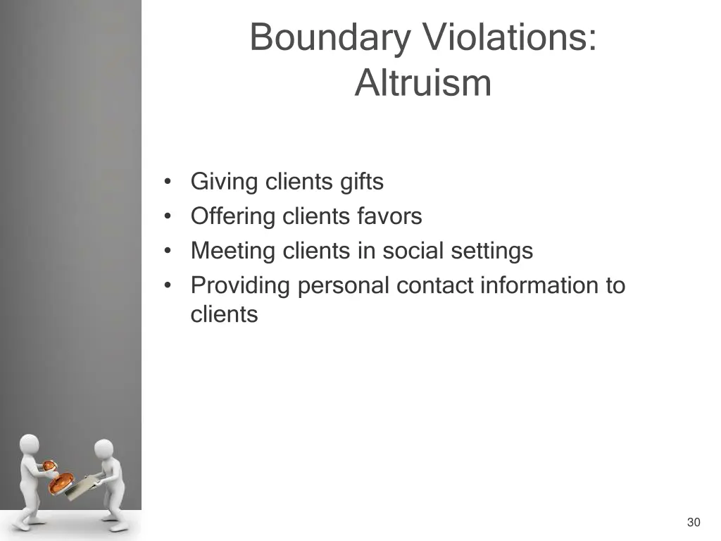 boundary violations altruism