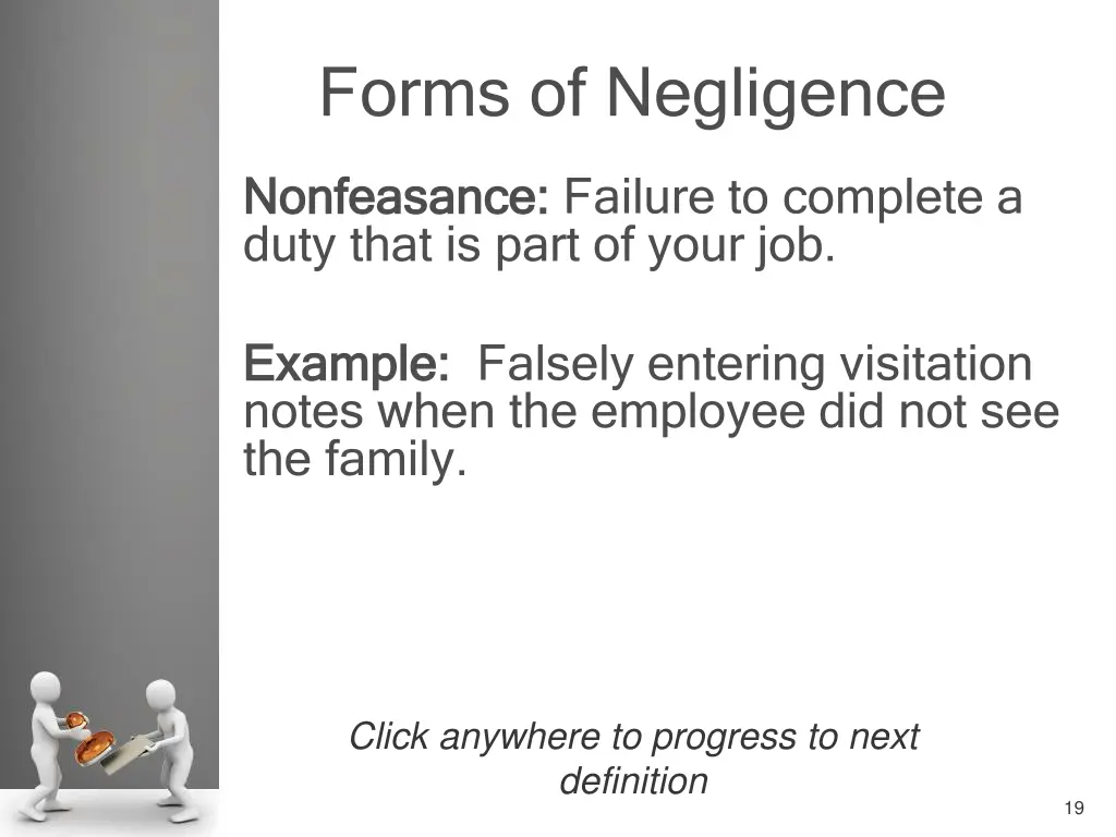 forms of negligence