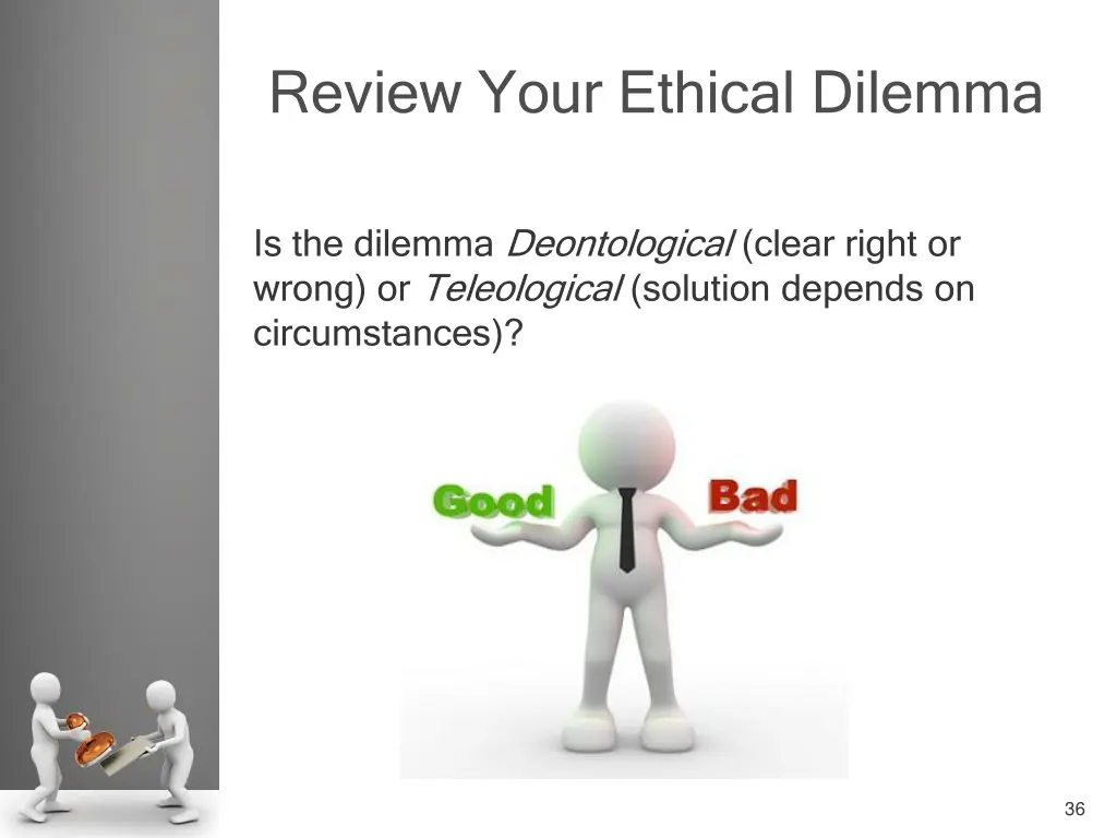 review your ethical dilemma 1