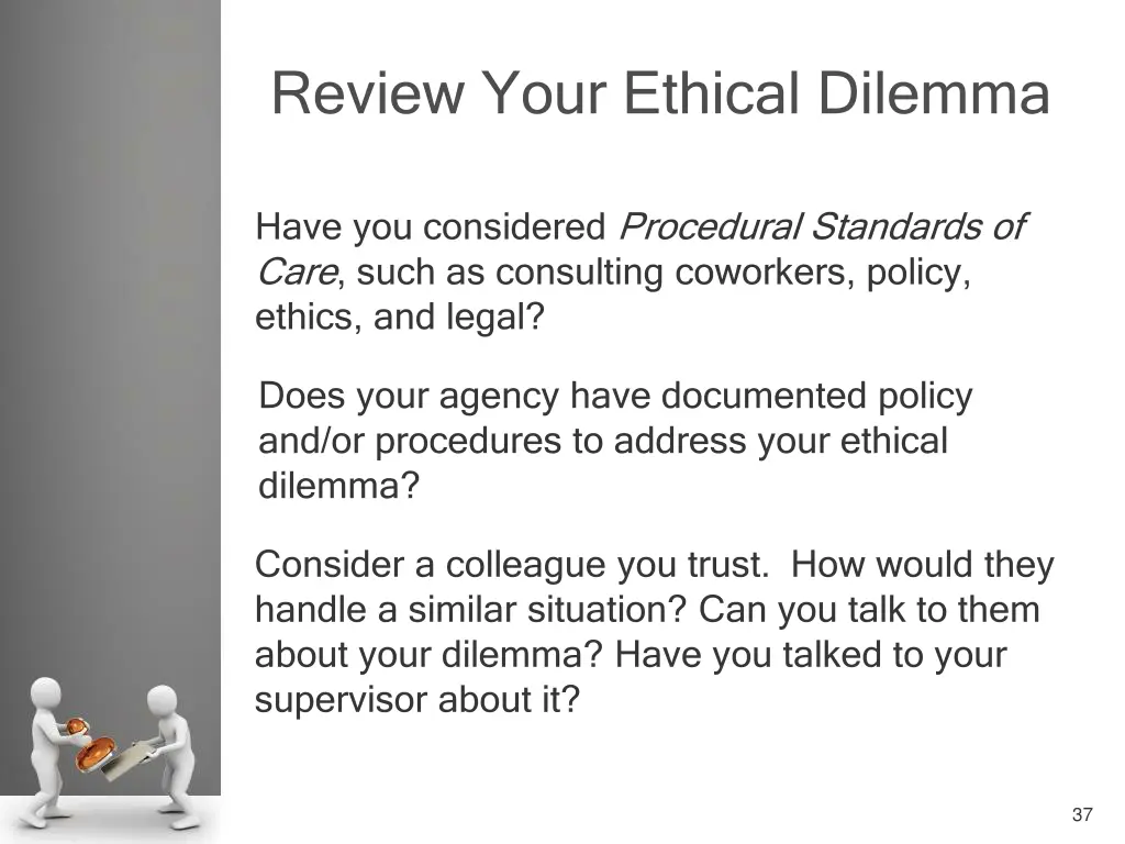 review your ethical dilemma 2