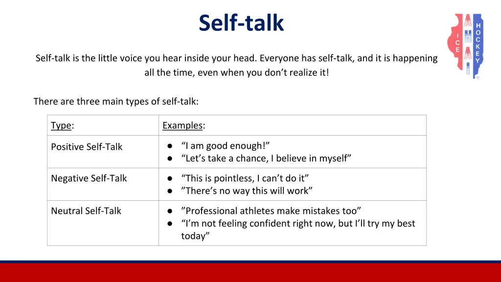 self talk