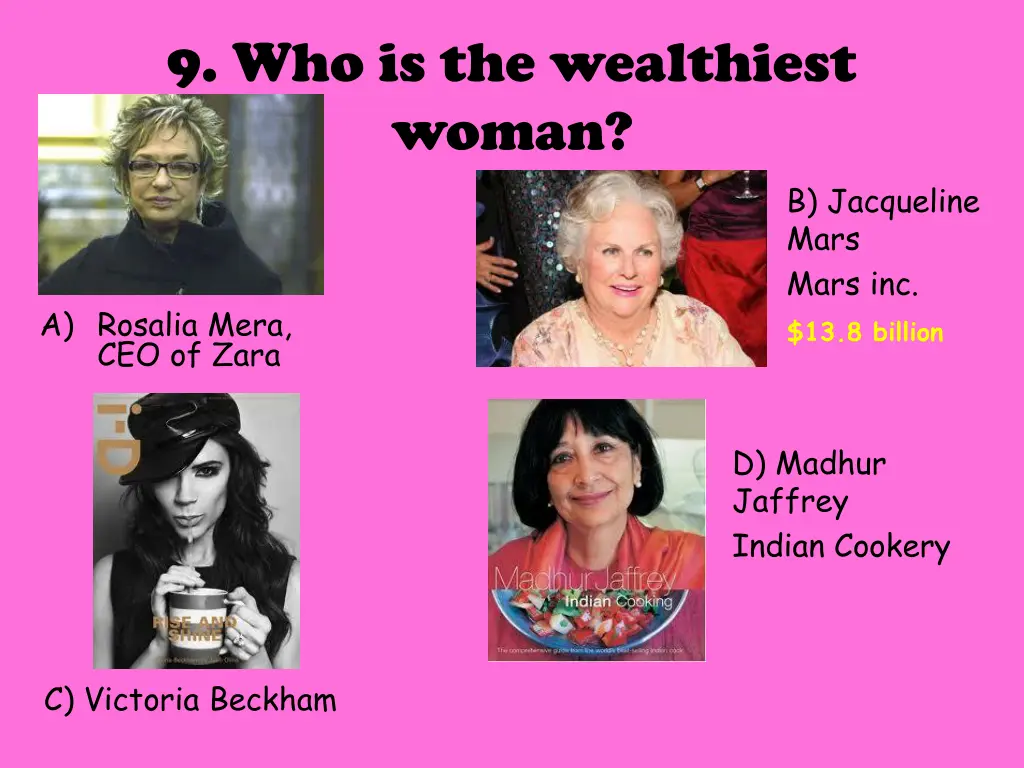 9 who is the wealthiest woman 1