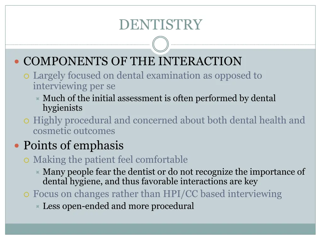 dentistry 1