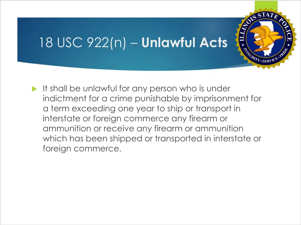 18 usc 922 n unlawful acts