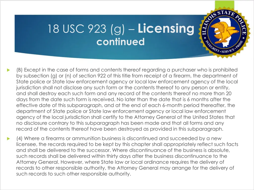 18 usc 923 g licensing continued 3