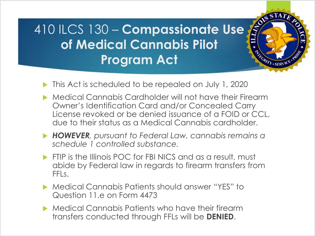 410 ilcs 130 compassionate use of medical