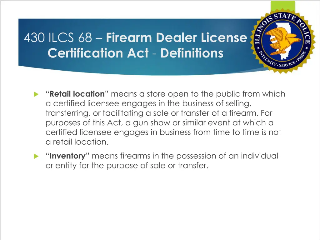 430 ilcs 68 firearm dealer license certification