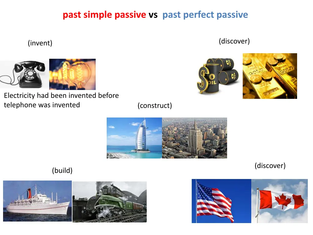 past simple passive vs past perfect passive