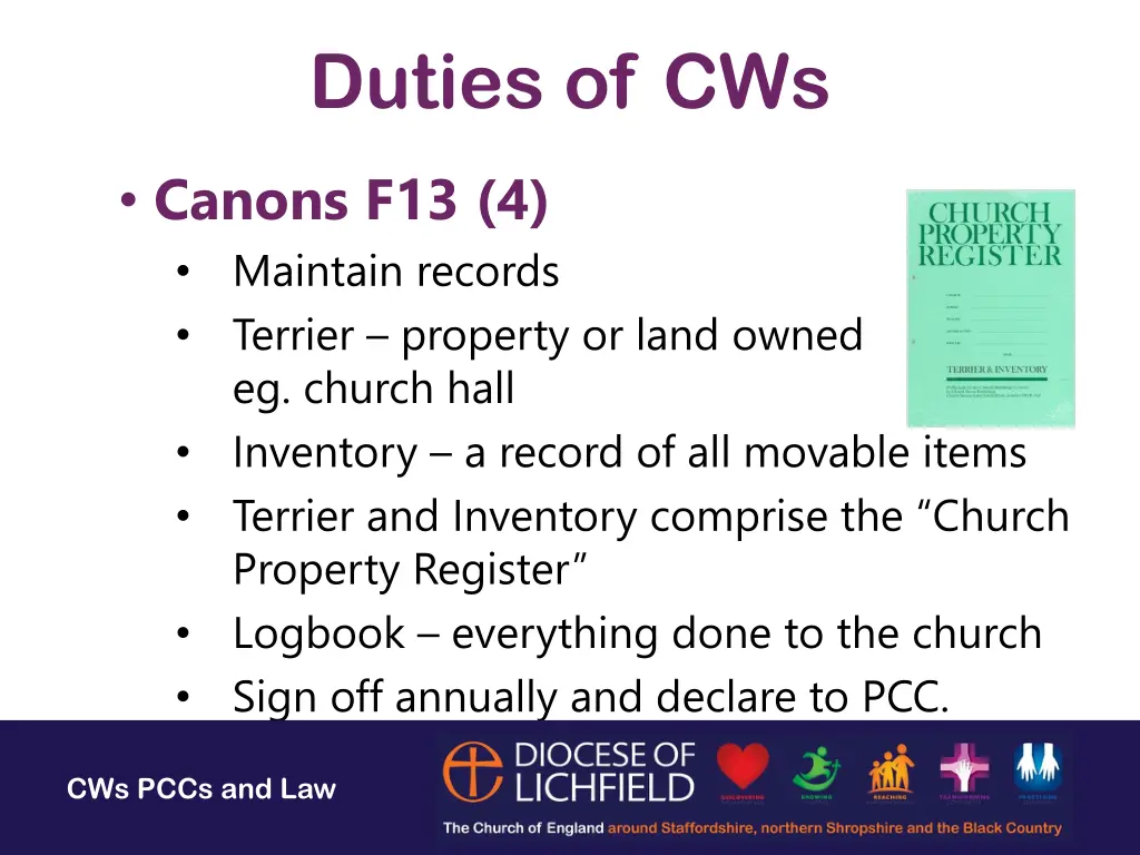 duties of cws 2