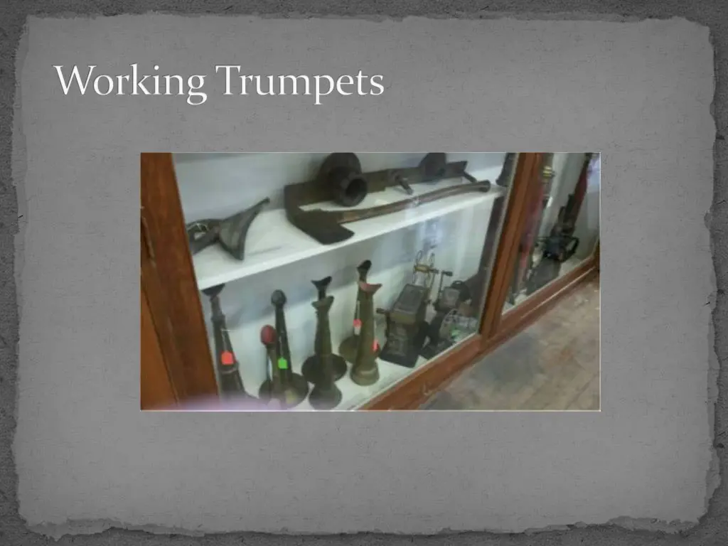 working trumpets