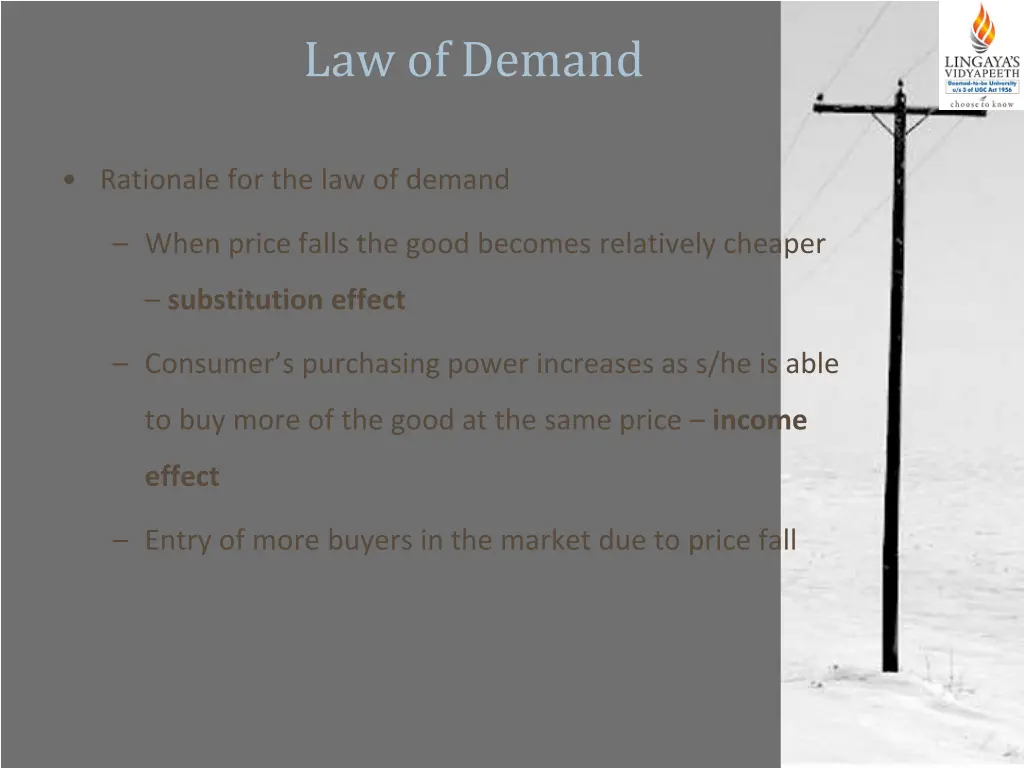 law of demand 1