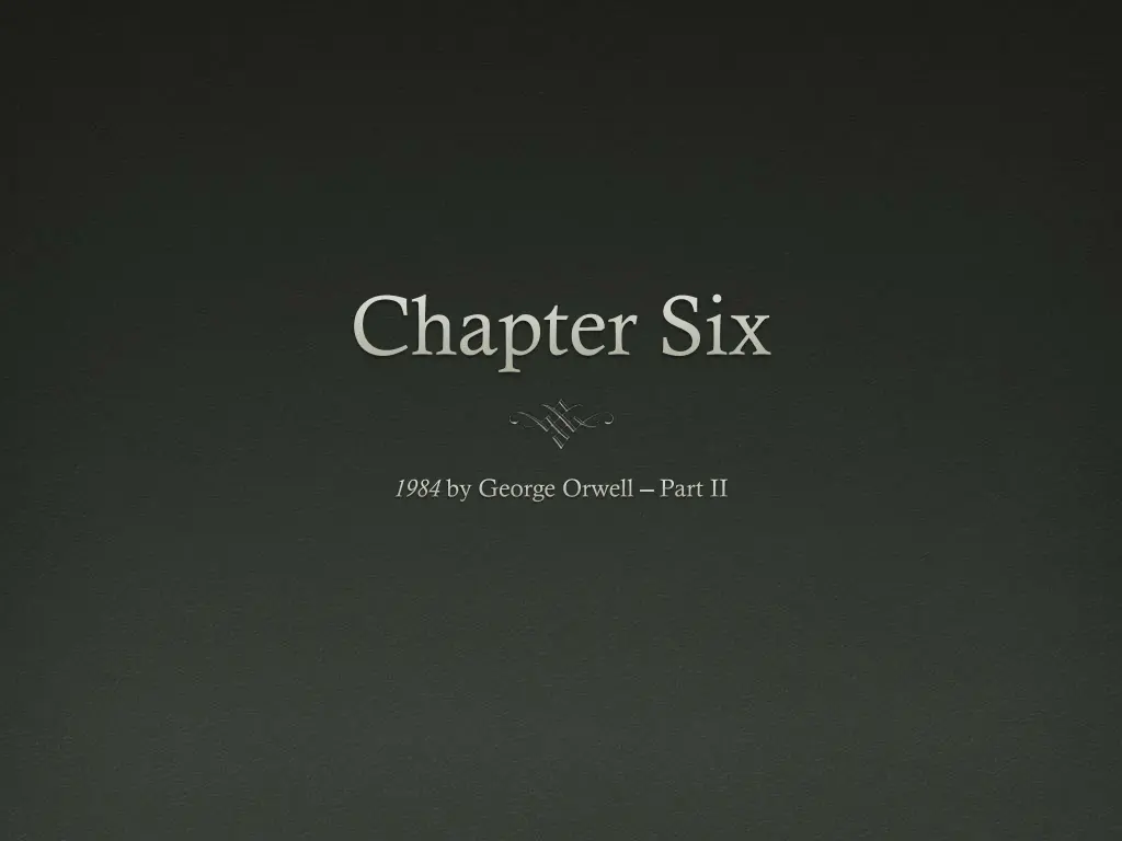 chapter six