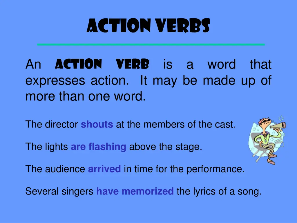 action verbs