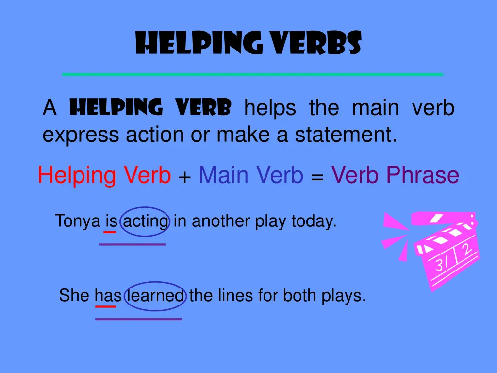 helping verbs