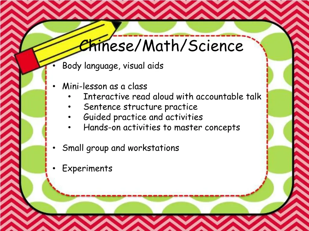 chinese math science body language visual aids