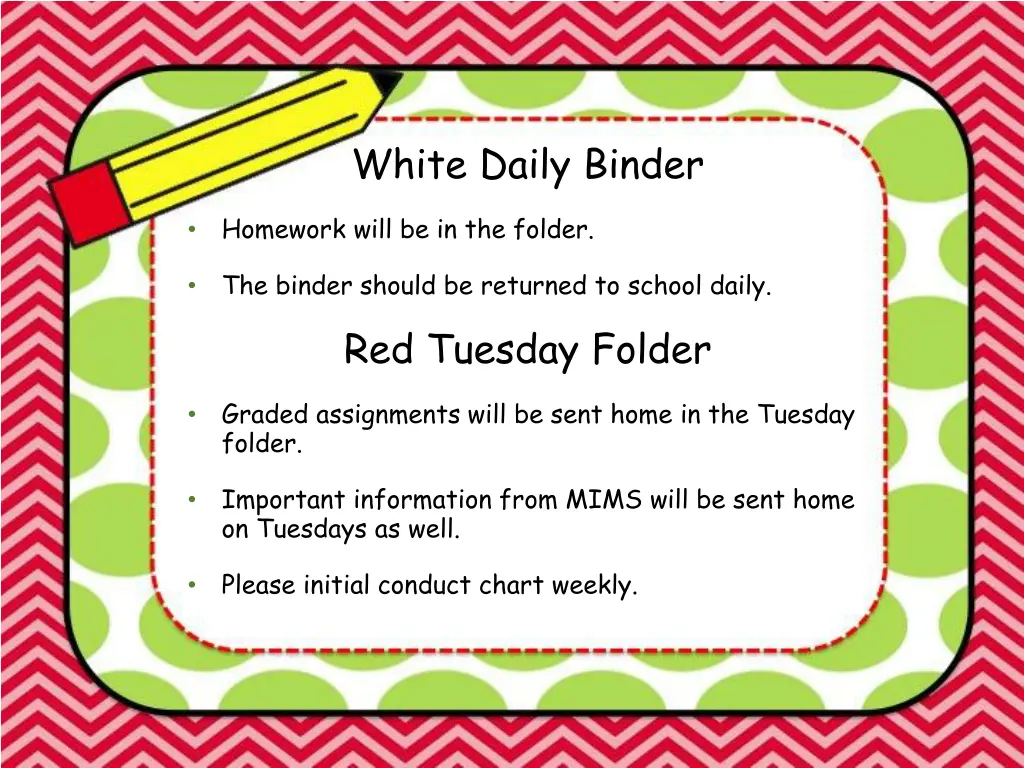 white daily binder