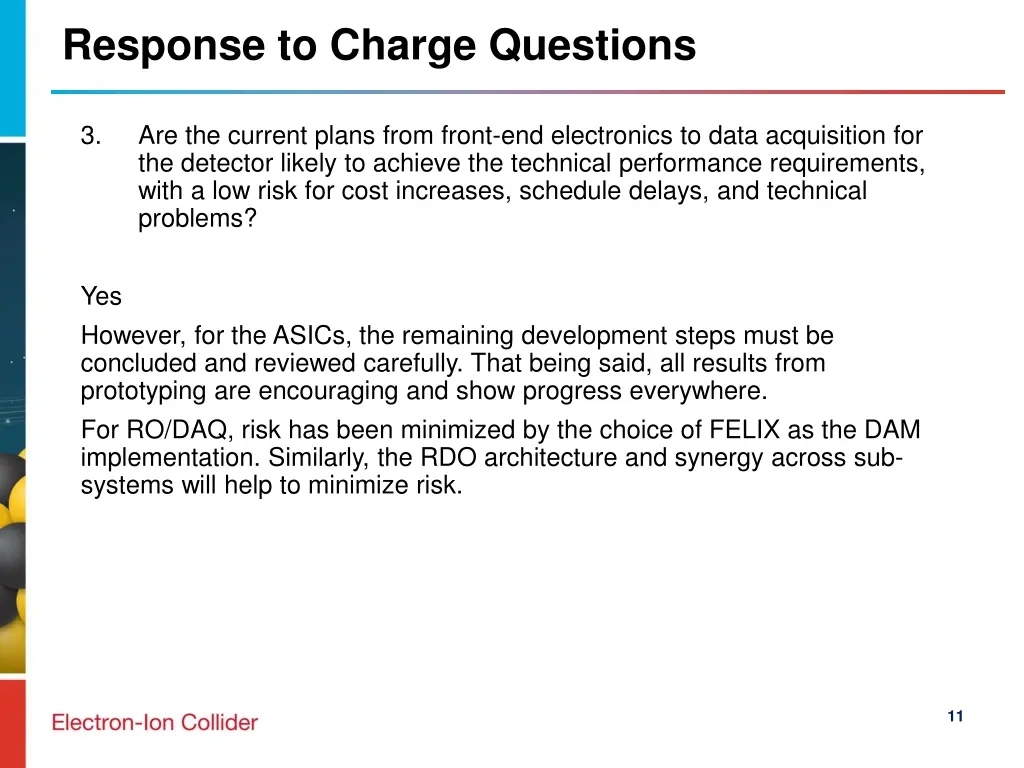 response to charge questions 2