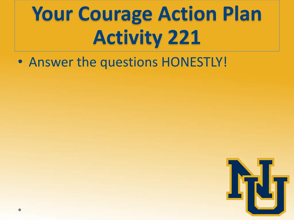 your courage action plan activity 221 answer