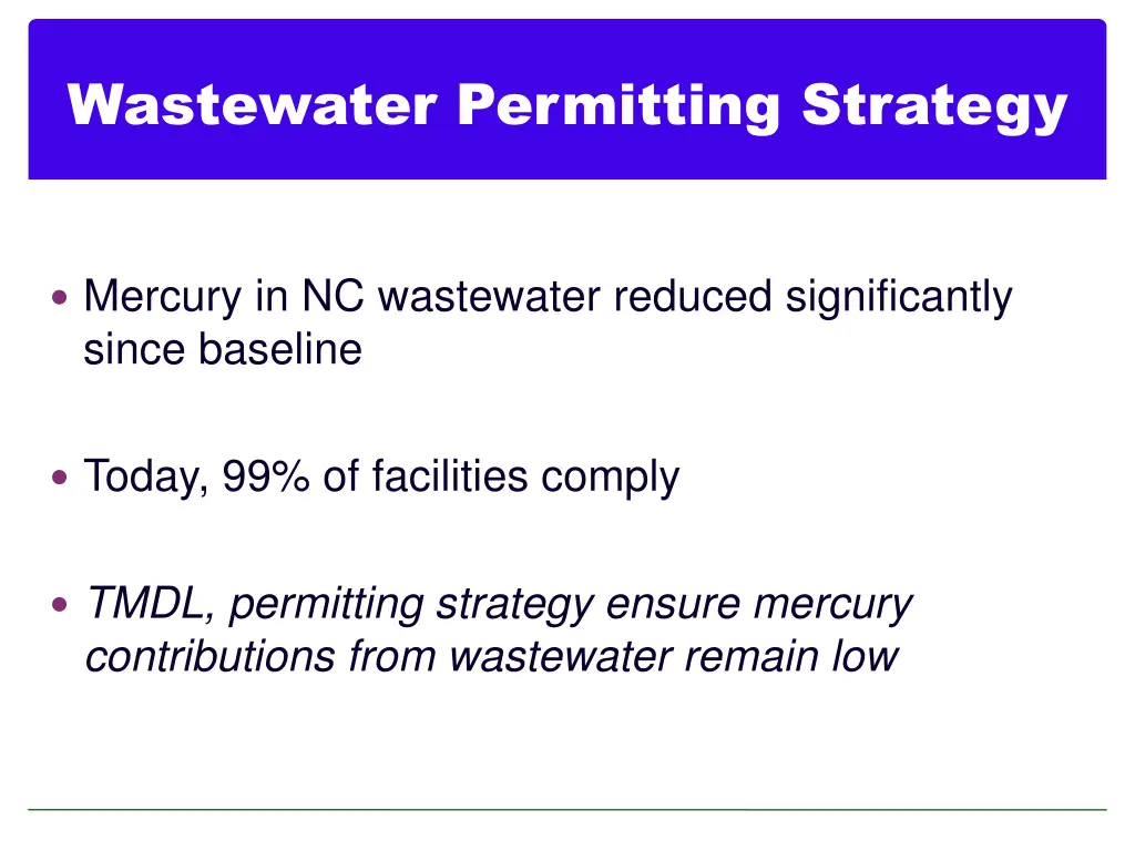 wastewater permitting strategy