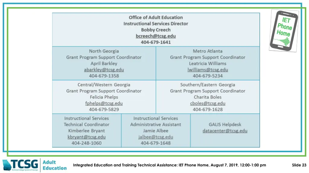 integrated education and training technical