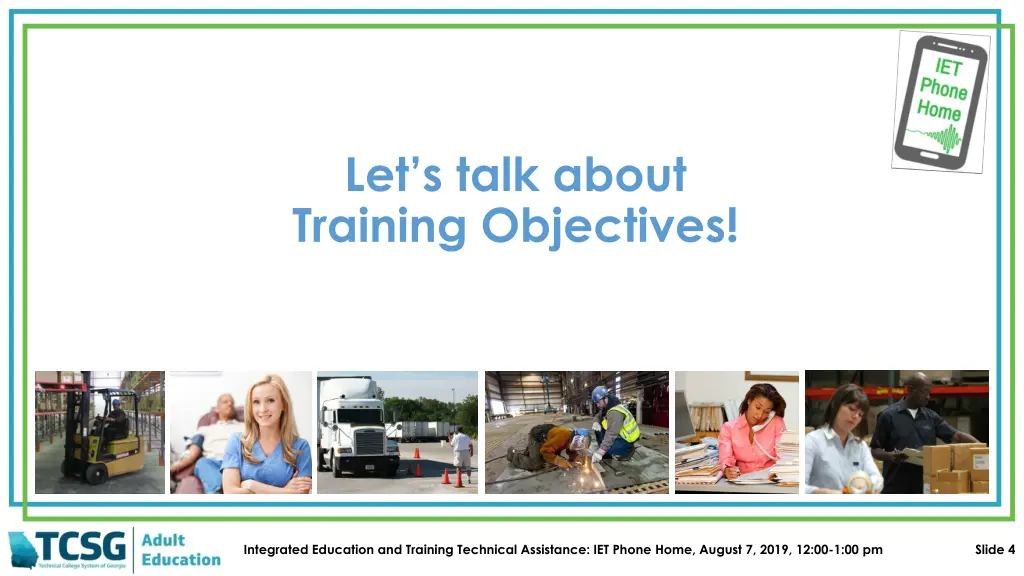 let s talk about training objectives