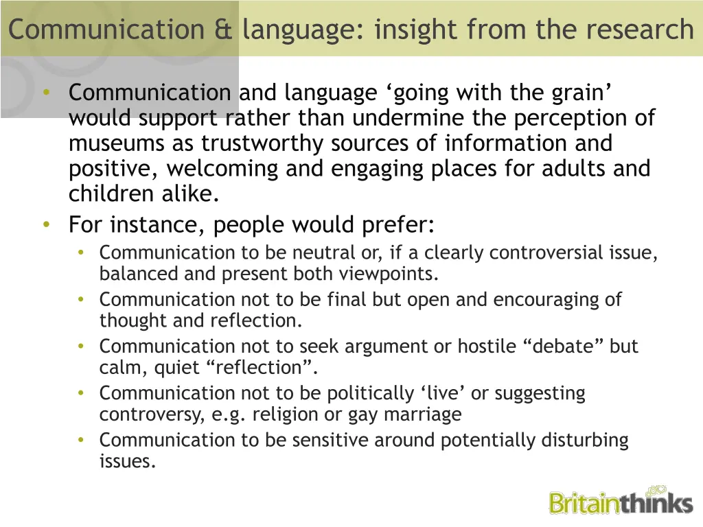 communication language insight from the research 1